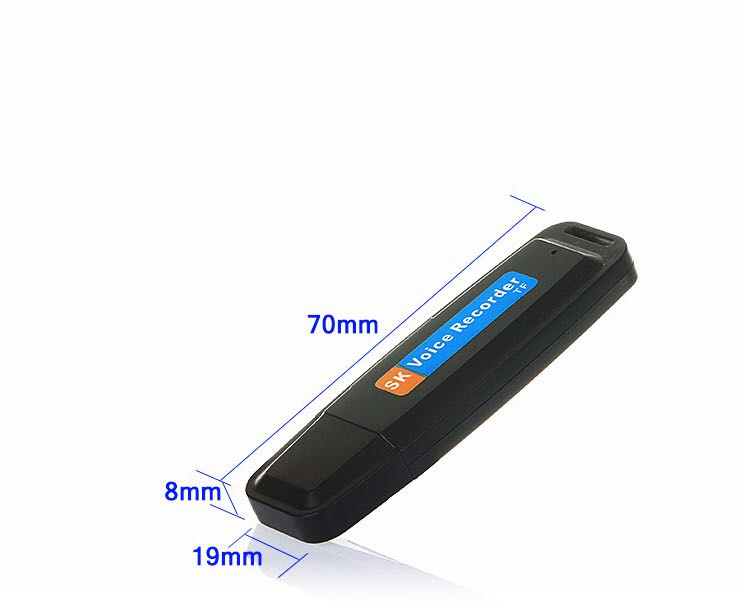 Цифровой диктофон 32GB USB, поддержка OEM