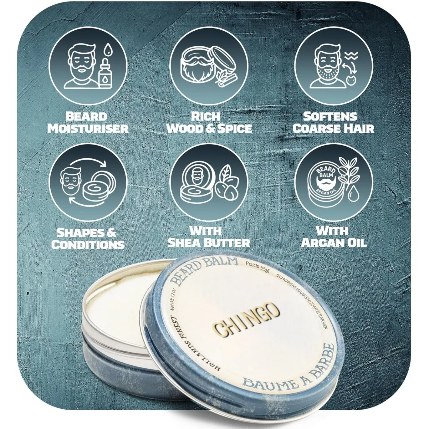Affordable Beard Balm Easy Application Delivers Long-Lasting Density