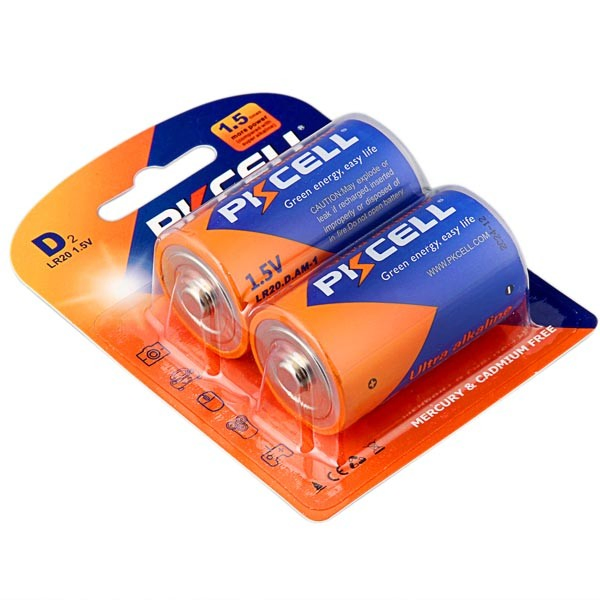 Батарейки Pkcell LR20 D Super Power Alkaline 1.5V