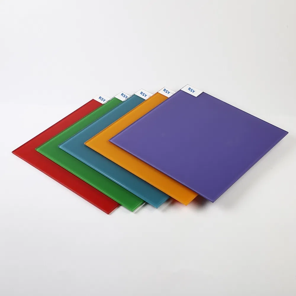 Different Colors Red/Black/White/Pink/Green/Blue Paint Glass for Decoration Glass