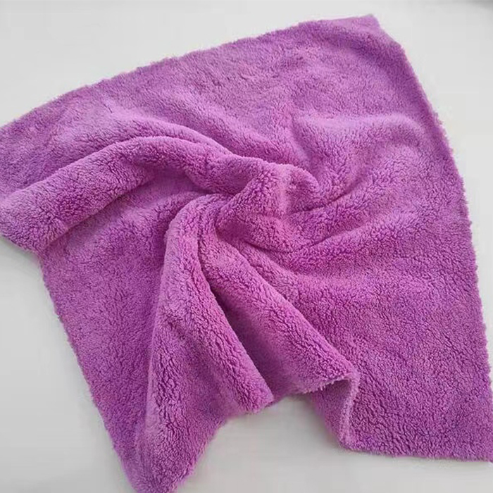 Custom High Water Absorbent Car Wash Cloth Premium Microfiber Weft Knitting Towel