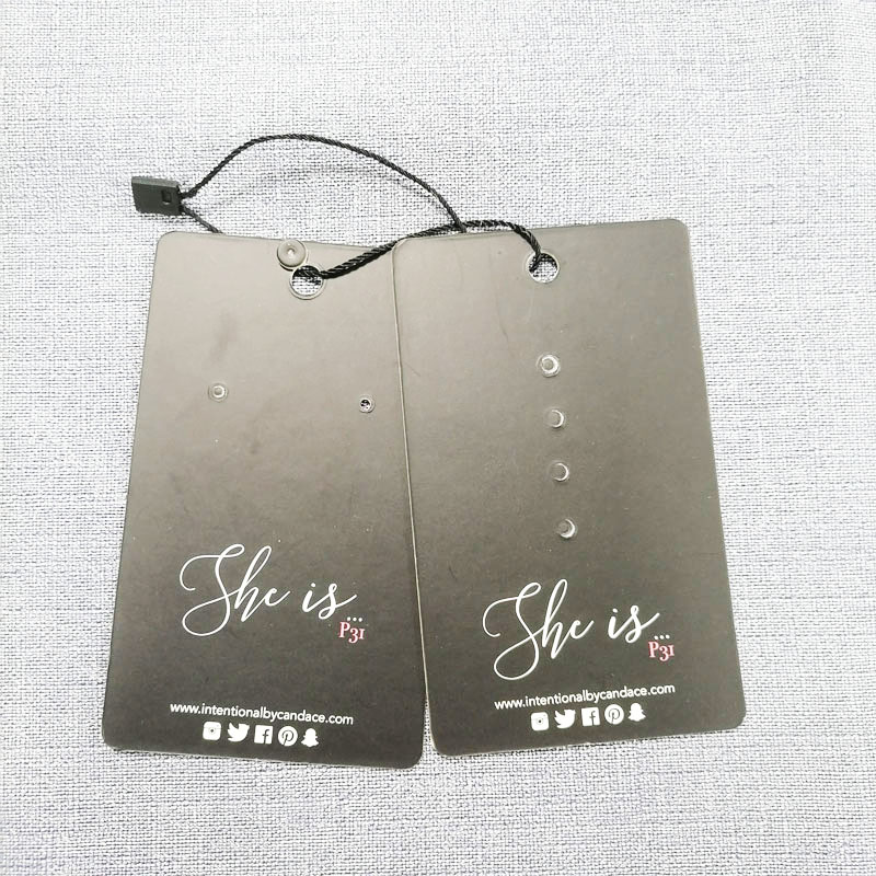 Подвеска ПВХ для одежды черная