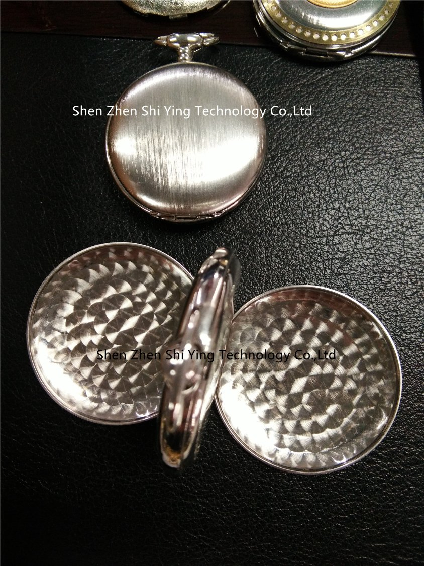 Dual Open Antique Mechanical Pocket Watch with Chain