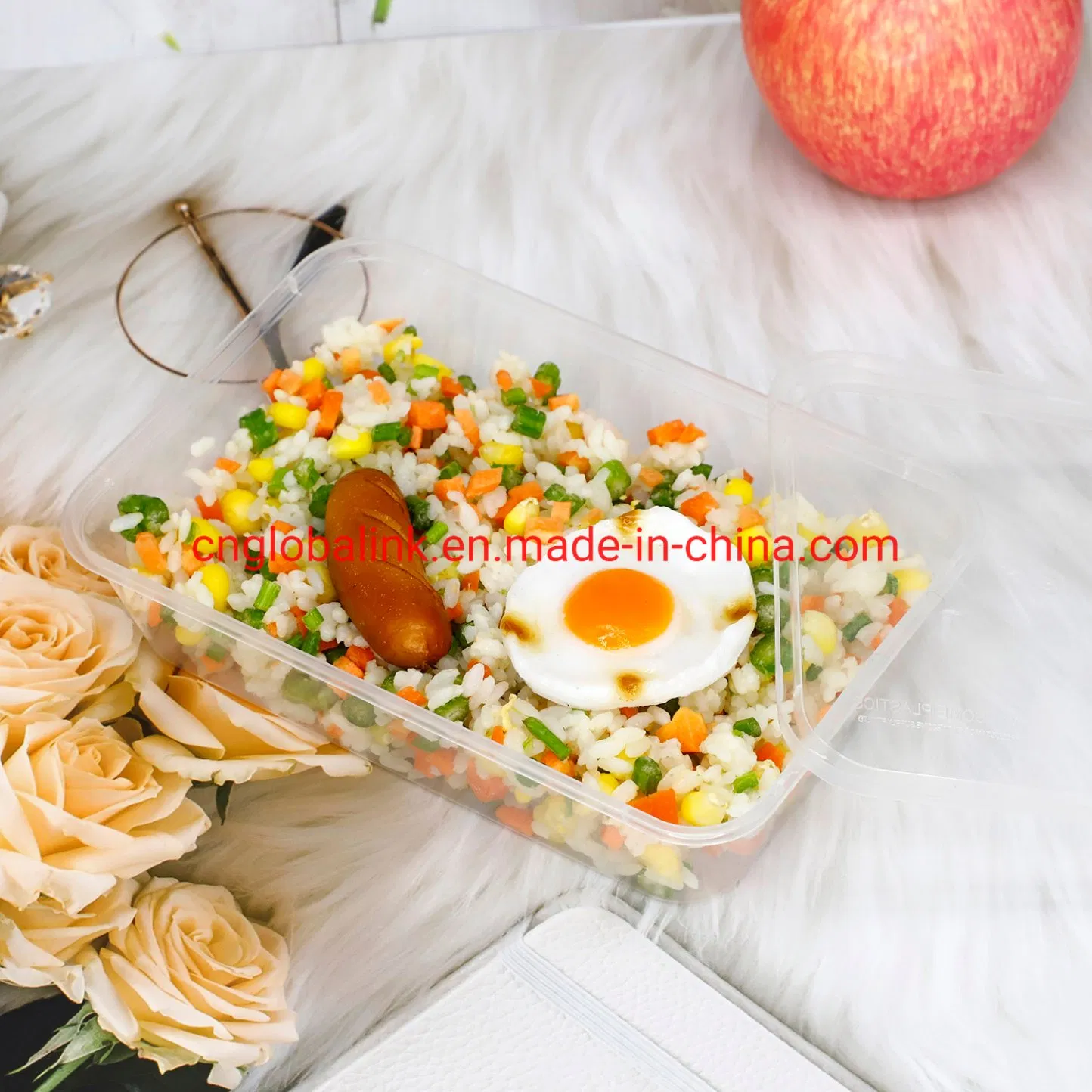 PP Plastic Food Container Take Away Lunch Box Fast Food Container OEM Accepted