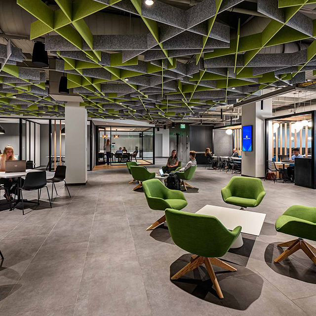 Bubos 100% Polyester Fiber Sound Absorbing Panel Acoustic Wall Panel Polyester Acoustic ceiling Panel