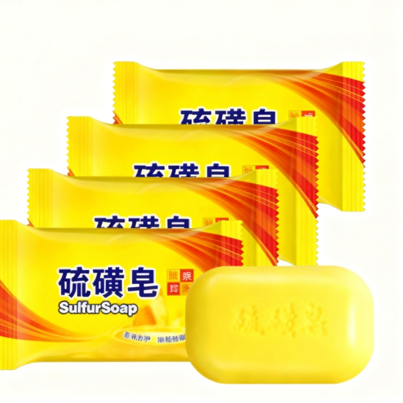 Chinese Manufactured Sulfur Bath Soap for Deep Cleansing Skin Care
