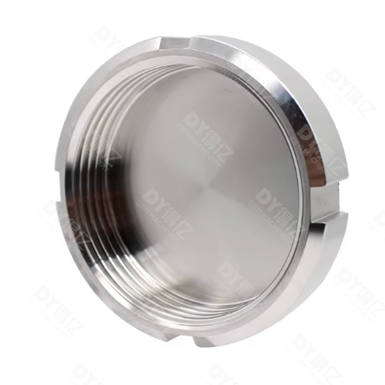 Sanitary Hygienic SUS304 Blind Nut with 4 Slots