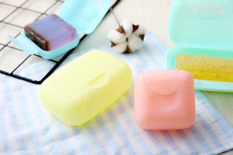 Portable Plastic Travel Soap Container Case Box Holder