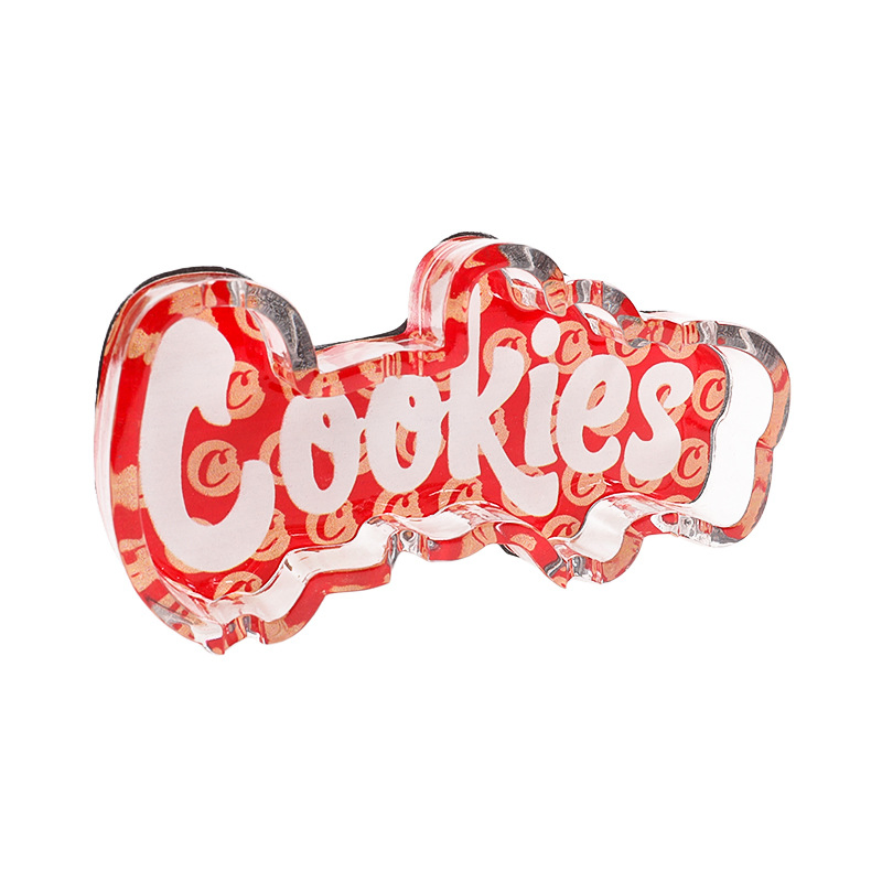 Cookies Shaped LED Ashtray Resin Material Cartoon Design Glow Ashtray