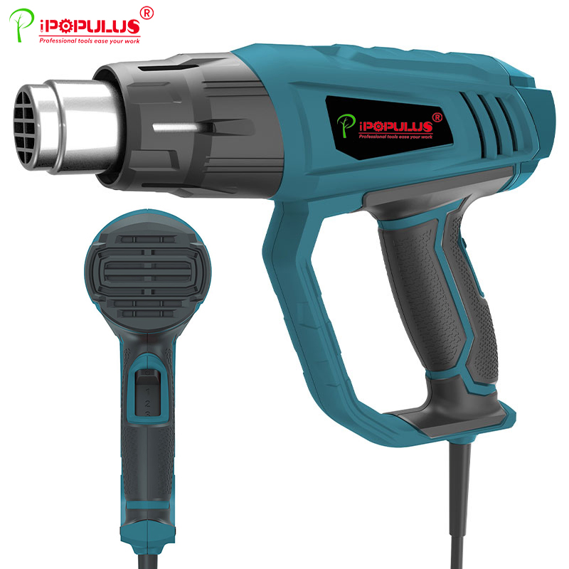 Heat Gun Set Handheld Hot Air Gun Variable Temperature Portable Heat Gun for DIY Craft Embossing with Spareparts