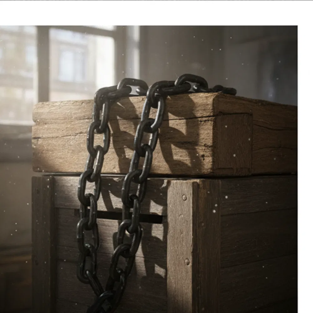 Цепь грузовая сварная G80/G100 из сплава, оцинкованная