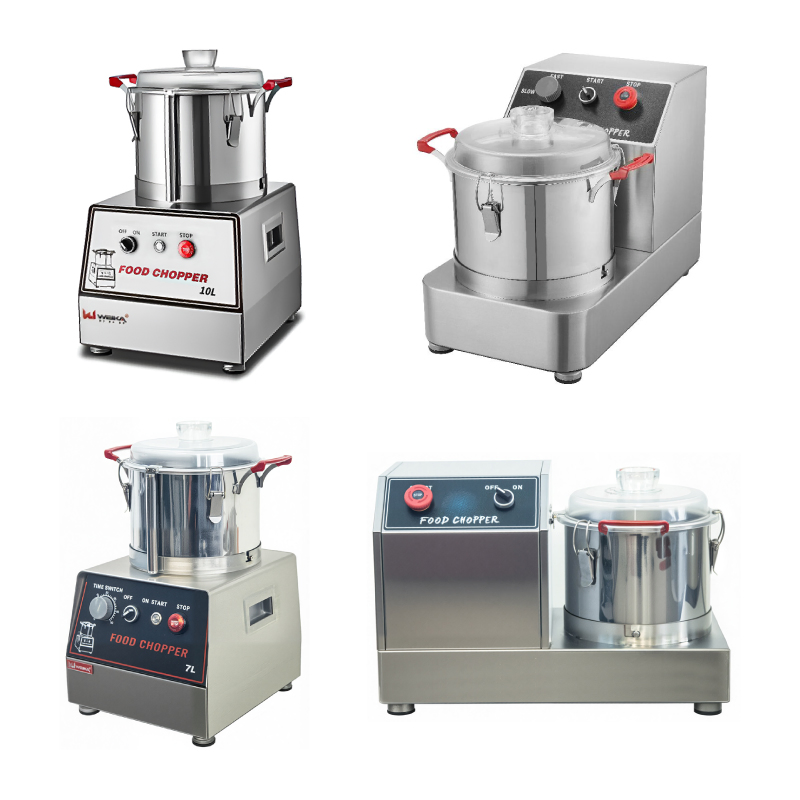 Commercial Vegetable Cutter 750W Food Chopper Blender Stainless Steel Food Machine