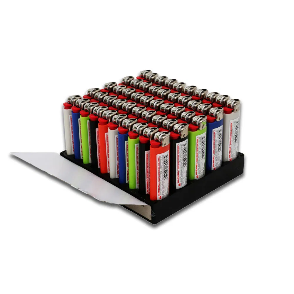 USA in-Stock Custom Logo Lighter Leak-Proof Sealed Disposable Bi Lighter