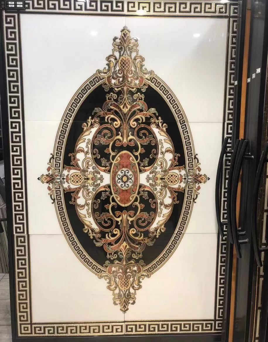 1200 X 1800 mm Large Size Decoration Polished Glazed Ceramic Carpet Floor Tile
