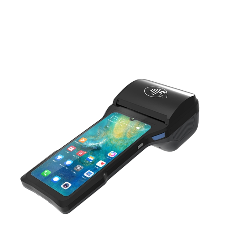 Portable Android POS with 58mm/80mm Thermal Printer, NFC, Qr Code Scanner