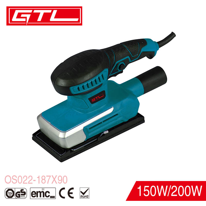 Power Tool 150W/200W 187X90mm Sheet Orbital Sander (OS022-187X90)