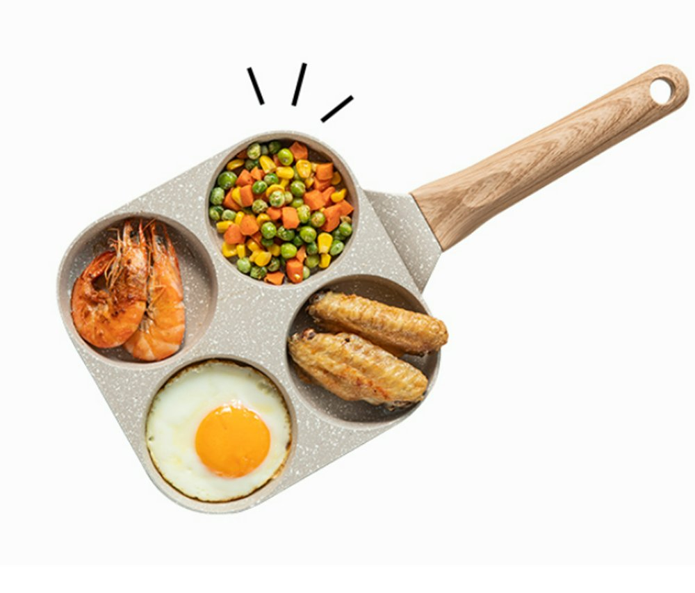 4-Cup Nonstick Egg Frying Pan