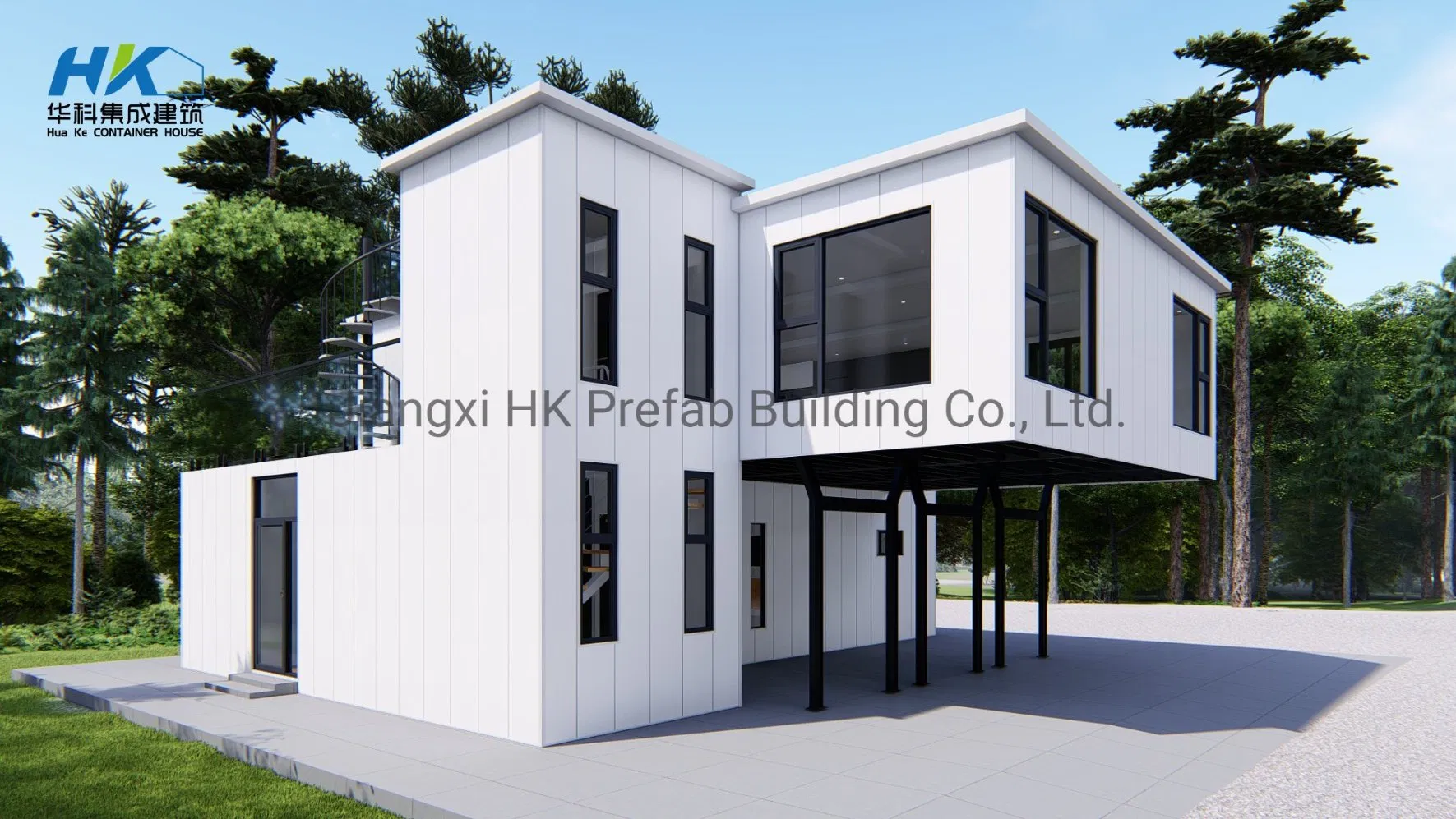 China 40FT Luxury Villa Capsule Steel Frame Building Vessel Living Wooden Modular Casa Prefabricada Container House