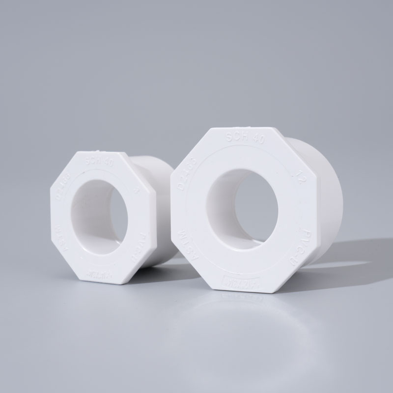 ASTM Sch40 UPVC Pipe Plastic Reducing Bushing for Pressure Pipe Systems