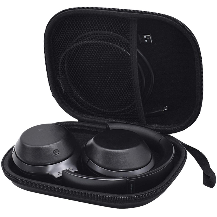 Чехол для наушников EVA с логотипом, черный