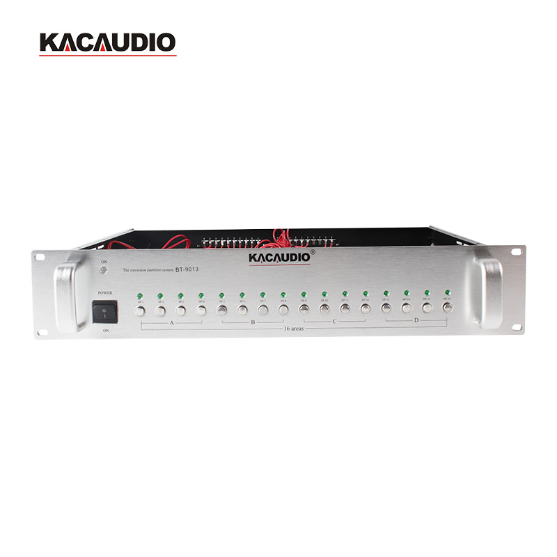 16 Channel Power PA System Controller Amplifier Paging Selector