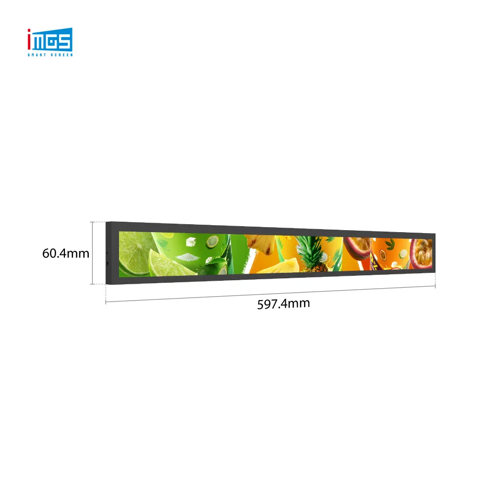 Custom Screen 23.1 Inch Shelf Screen Kiosk Display Digital Signage