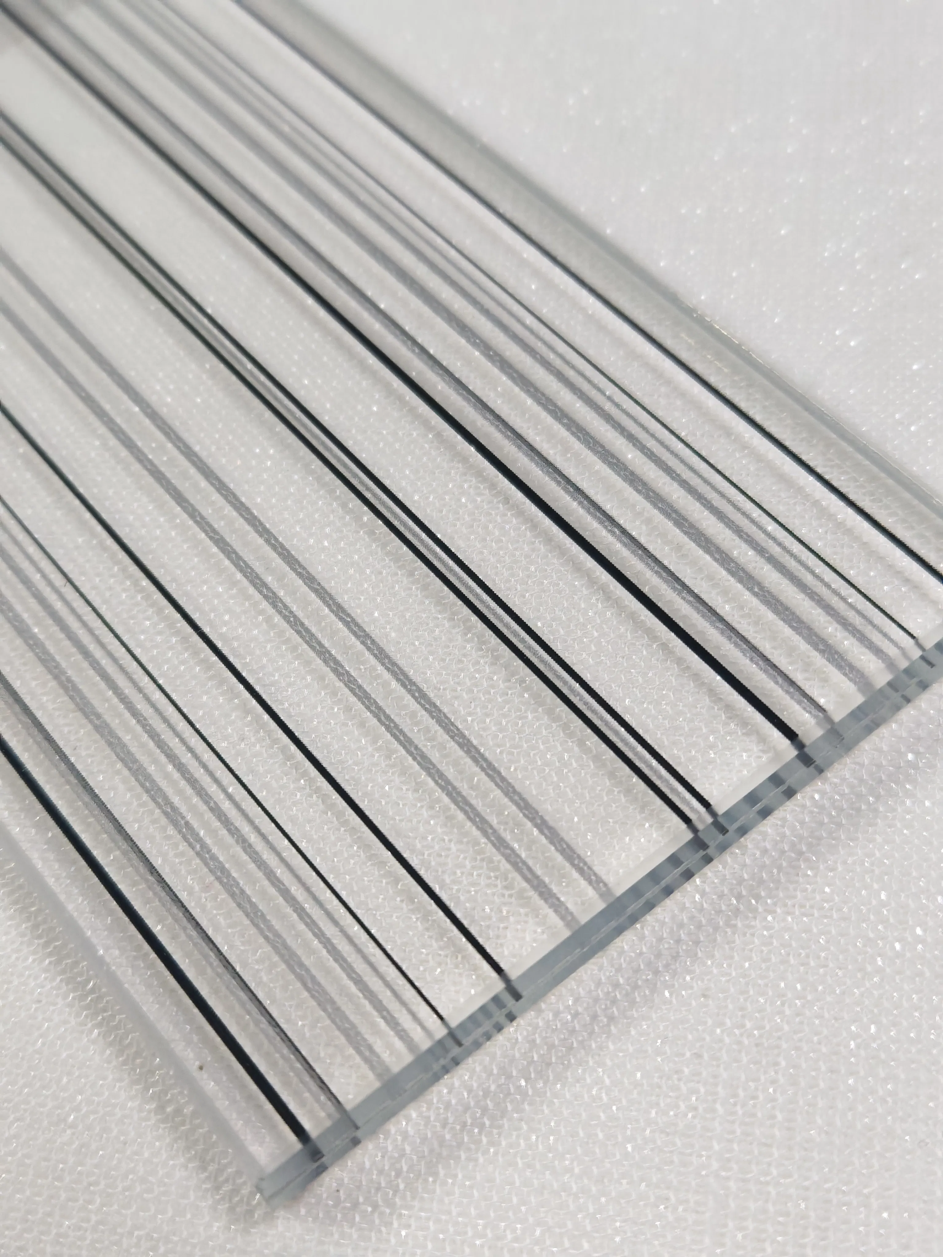 Modern Elegant Glass Solutions with Decorative Fabric Elements