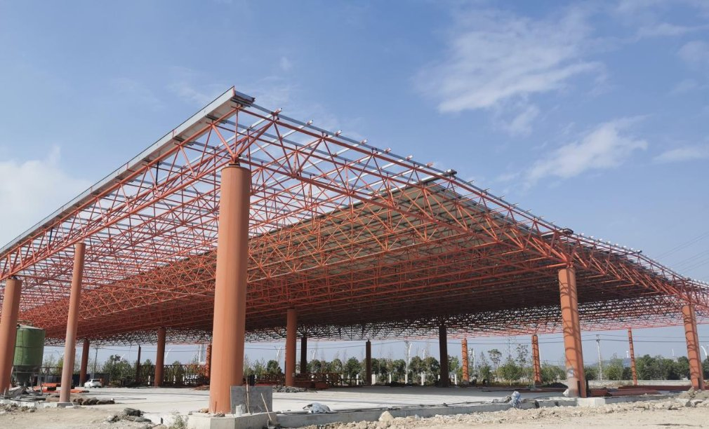 Factory Price -Large Span Steel Structure Frame Prefabricated Net Frame Structure