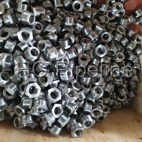 Forged Steel Thread Pipe Fittings/A105 NPT Threaded Hexagon Bushing