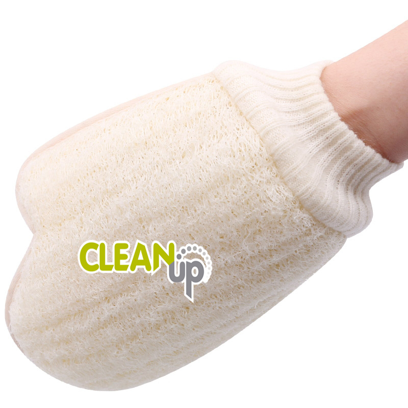 Natural Loofah Body Cleaning Glove