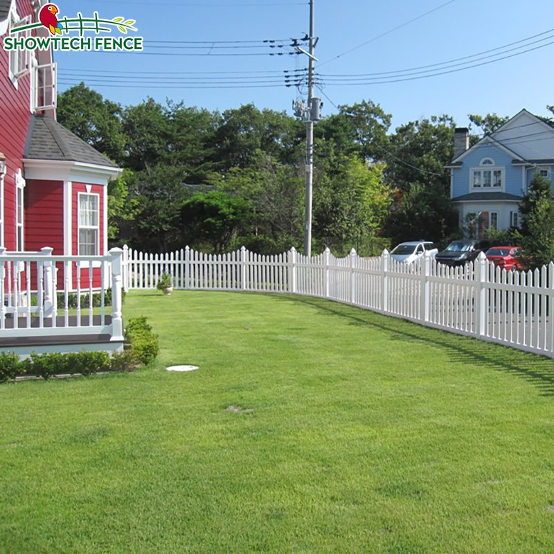 White Picket Fence Garden Edging