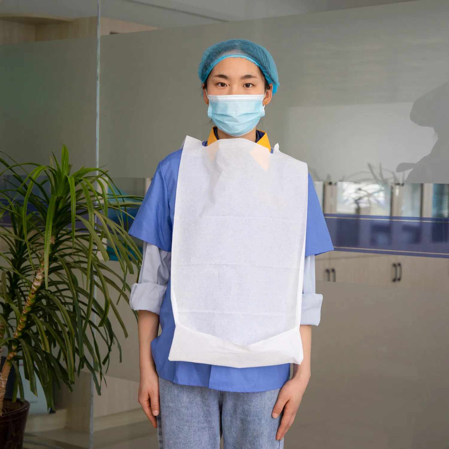 Original Factory Multi-Purpose Disposable Bib with Pocket