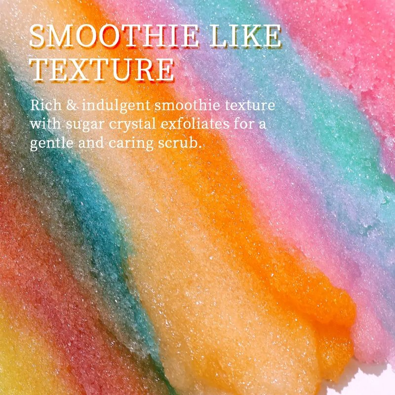 Ditong Custom Shea Butter Coconut Oil Smooth Skin Remove Dull Body Exfoliating Vegan Fruit Sugar Scrub