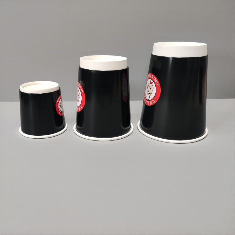 Бумажные стаканы с логотипом 8-22 унций