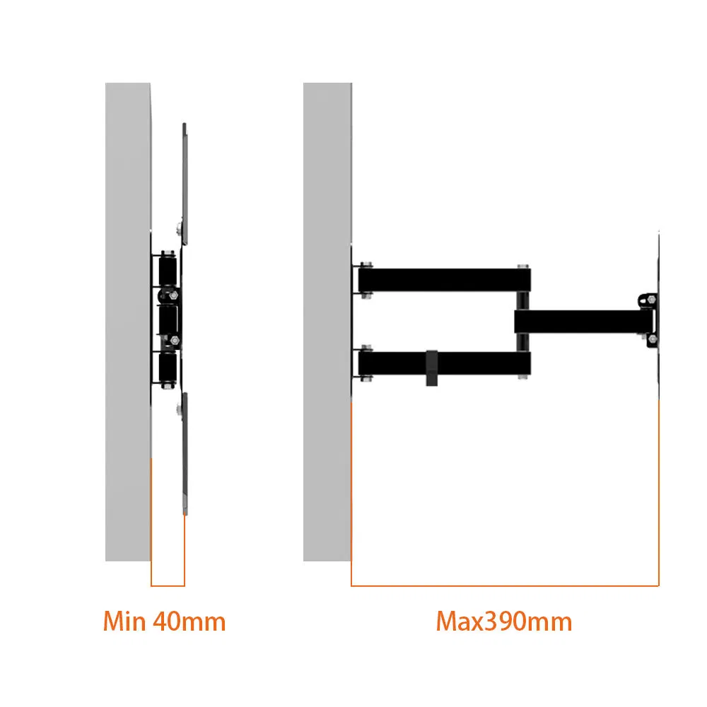 Wholesale Adjustable Max Vesa 400*400mm High Quality Full Motion TV Wall Mount for LED LCD