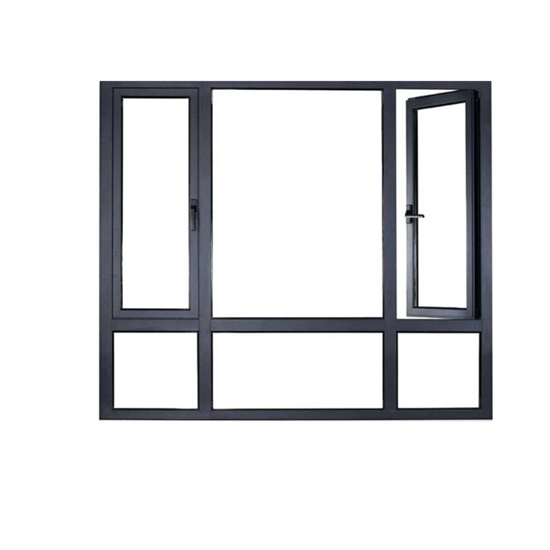 European Style Aluminum Profile for Black Anodized Single Hanging Window