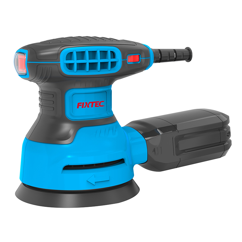 Fixtec Portable High Quality Random Orbital Sander 125mm 5'' Rechargeable Cordless Palm Sander
