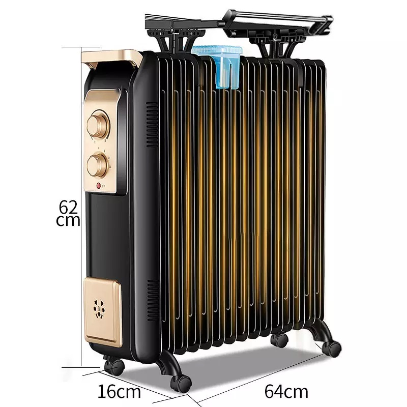 New Design Oil Heater Radiator with LCD and Safety Protection Electric Oil Filled Radiator for Home Use