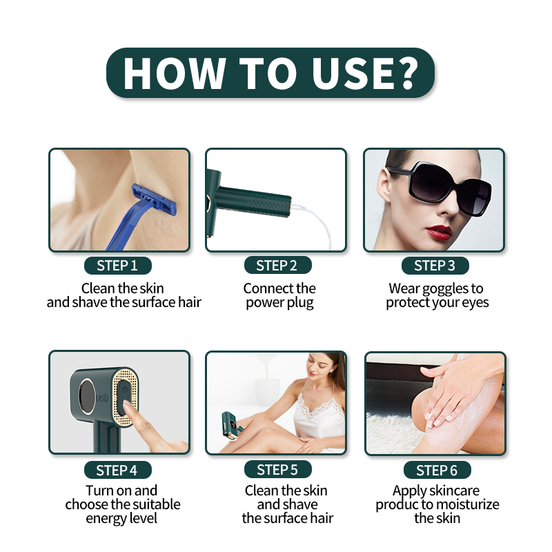 IPL Multi Function Laser Skin Rejuvenation Beauty Device Painless Permanent Hair Removal