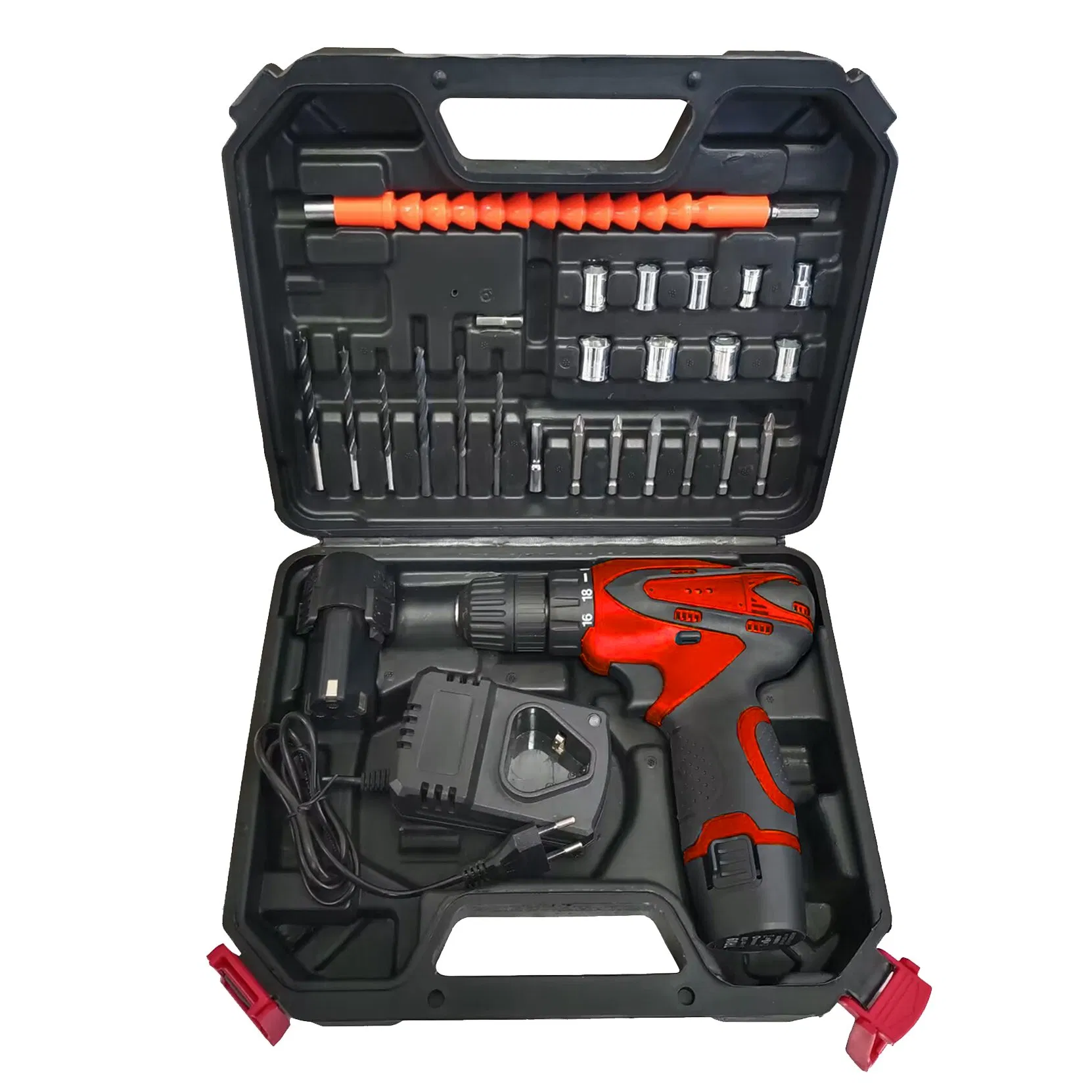 550W Cordless Power Tool Electric Drill Set Box Hand Drilling Machine