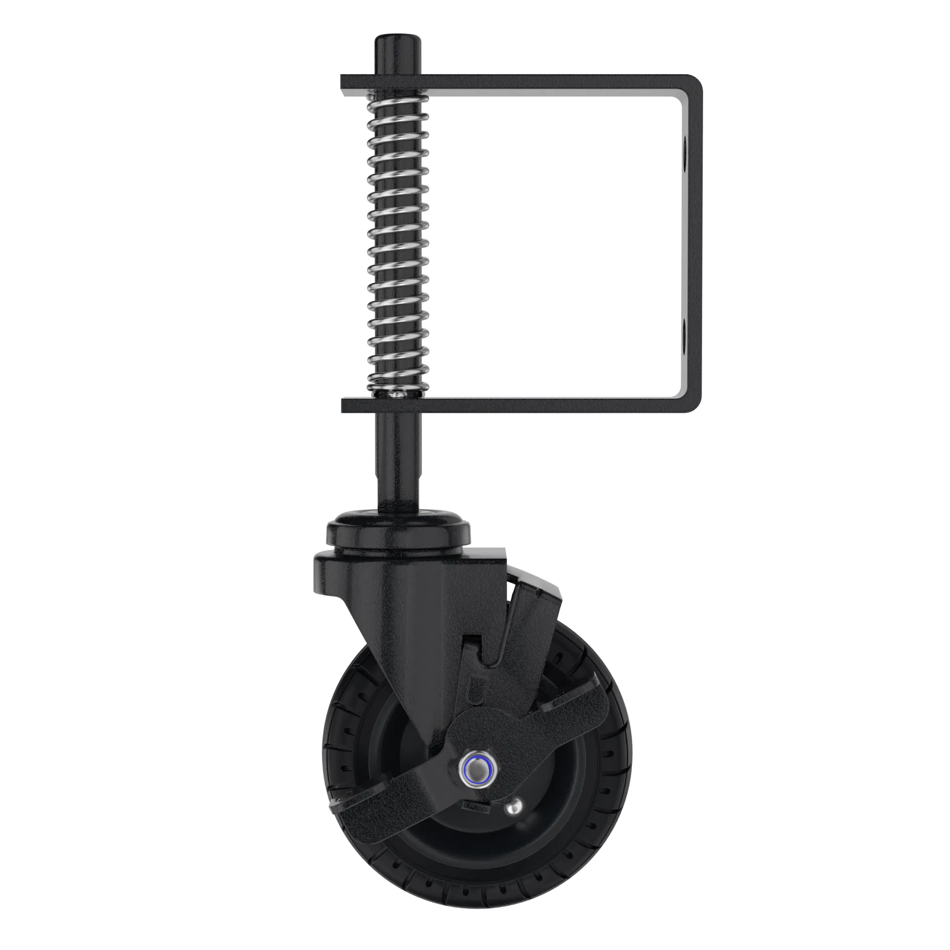 4 Inch Door Caster with Brake for Wood Gates