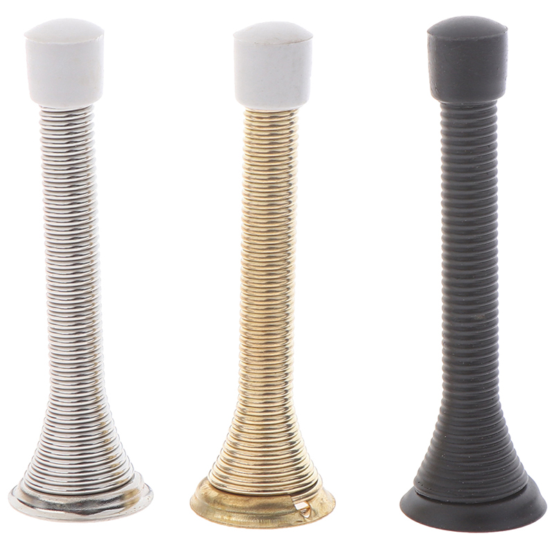 Chrome Silver Spring Door Stop Stops Stopper Door Stop