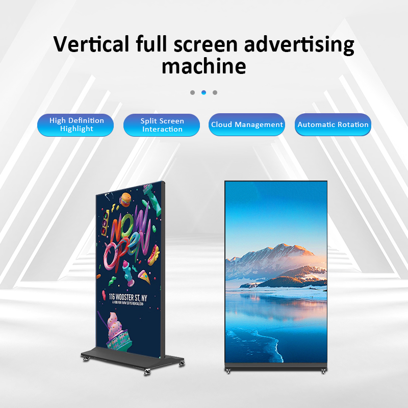 Floor Standing Displays HD Display Display Screen Totem Indoor Digital Kiosk 75 Inch Touch Screen Advertising Display
