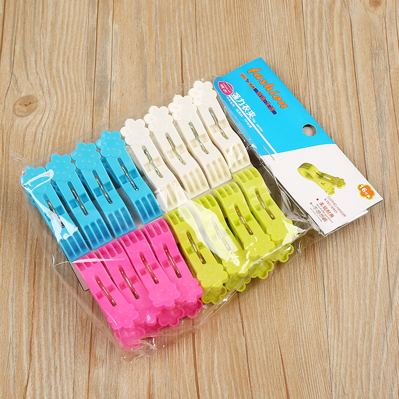 Colorful Laundry Clips Pegs for Drying Shirts and Underwear Efficiently