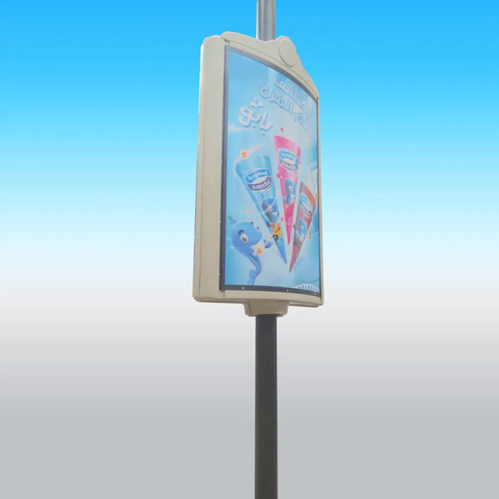 Advertising Display Street Lamp Pole Light Box