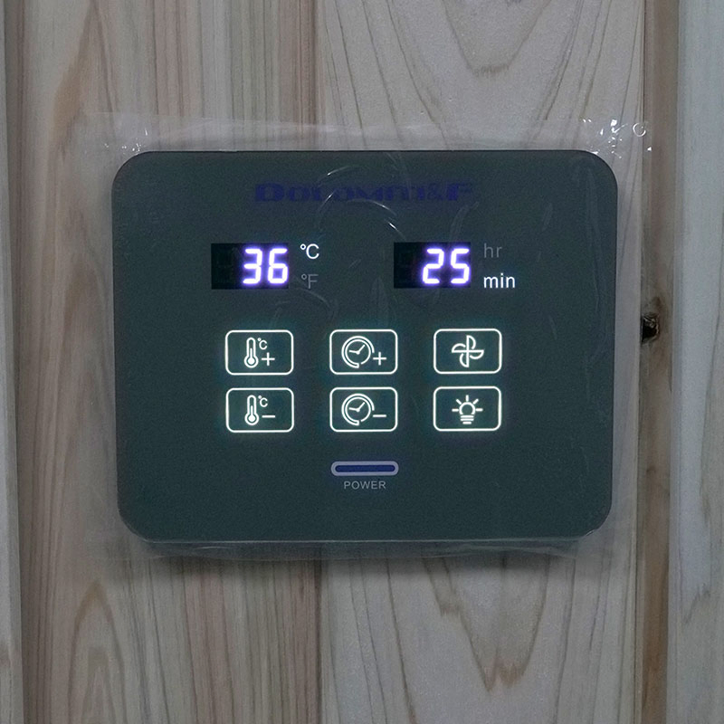 Control Panel-Operated Sauna Controller Adjust Home Sauna Temp Time Lighting Bb90