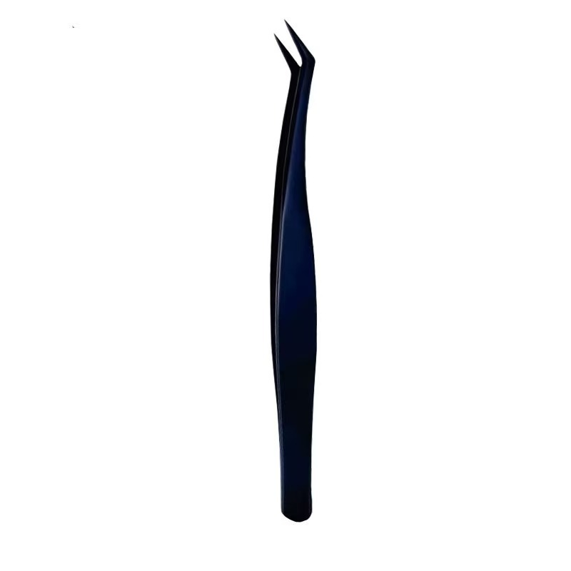 Salon Fine Tip Precision Stainless Steel Isolation Eyelash Extension Lash Tweezer Set