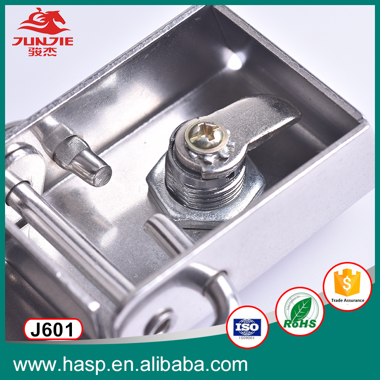 Case Toggle Latch Hasp Lock with Key Lock Toolbox Stainless Steel Toggle Lock J601