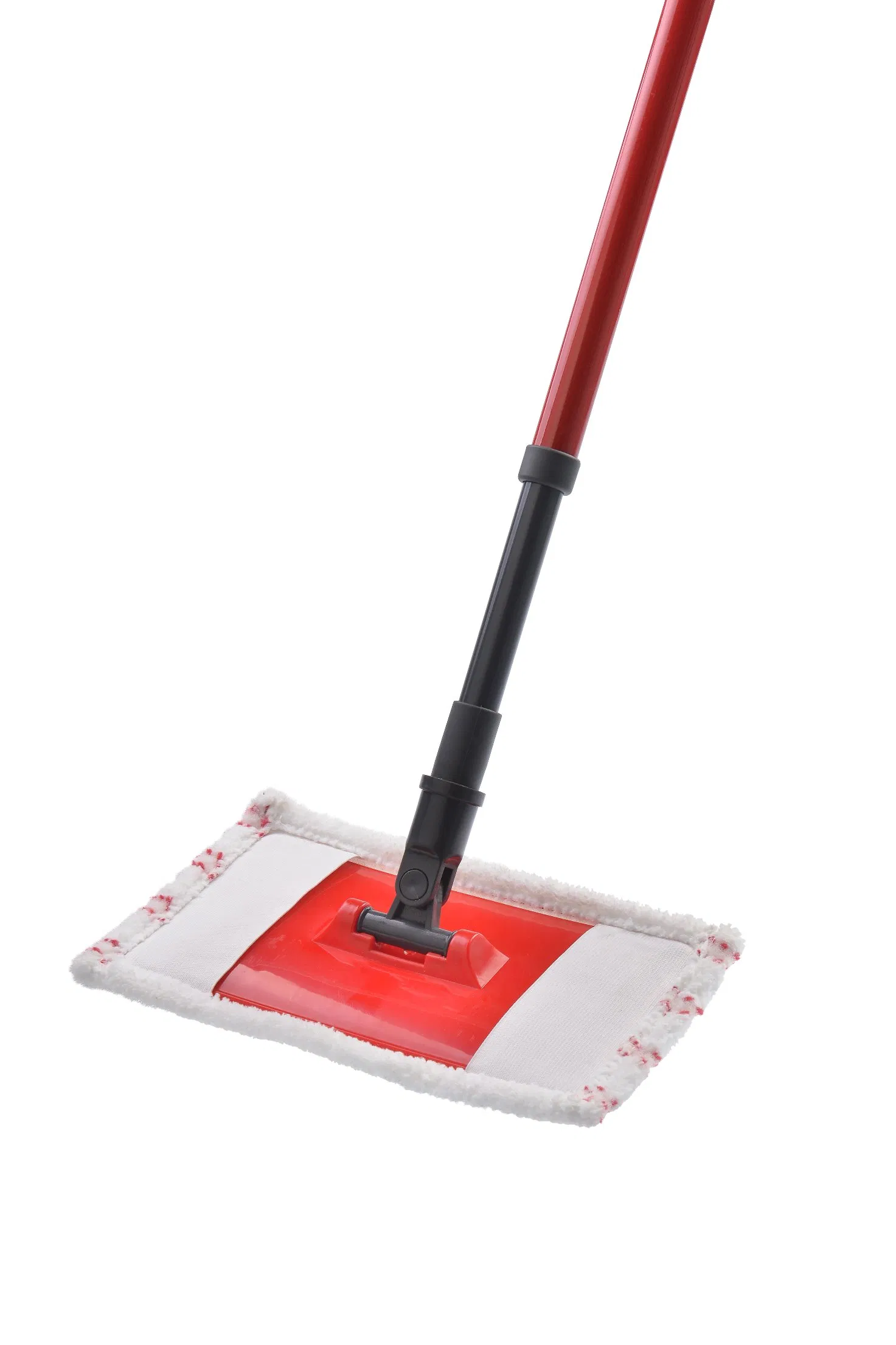 Fctory Price Microfibre Bath Cleaner with Metal Telescopic Handle and PP Plate Microfibre Refill Pad for House Office All Floor Cleaning