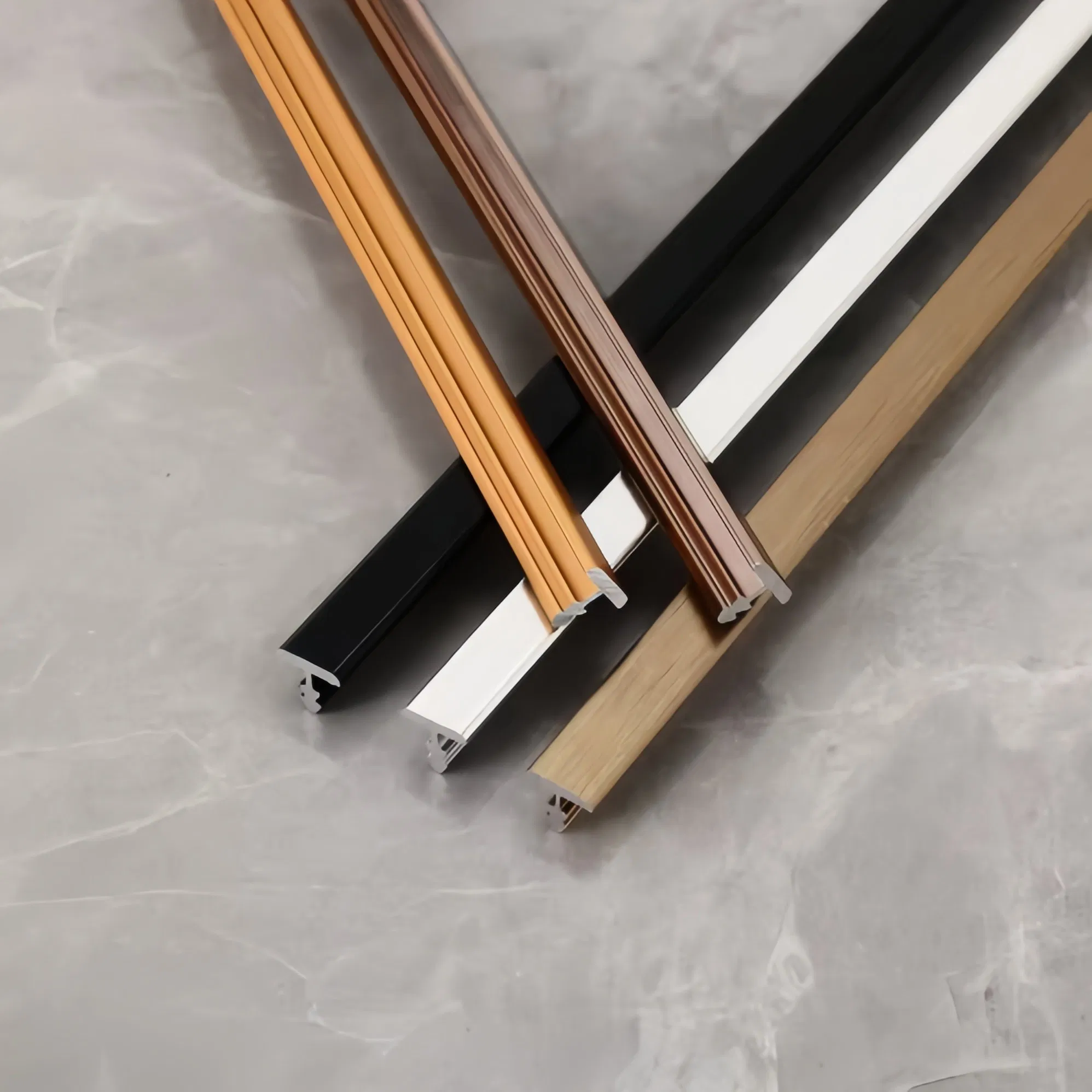 Aluminum Decorative Strips for Interior Wall Panels and Decorative Metal Profiles